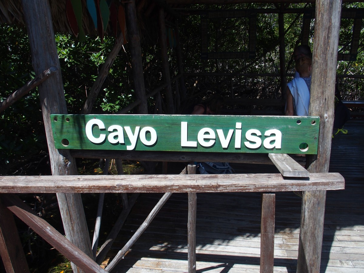 Schild „Cayo Levisa“